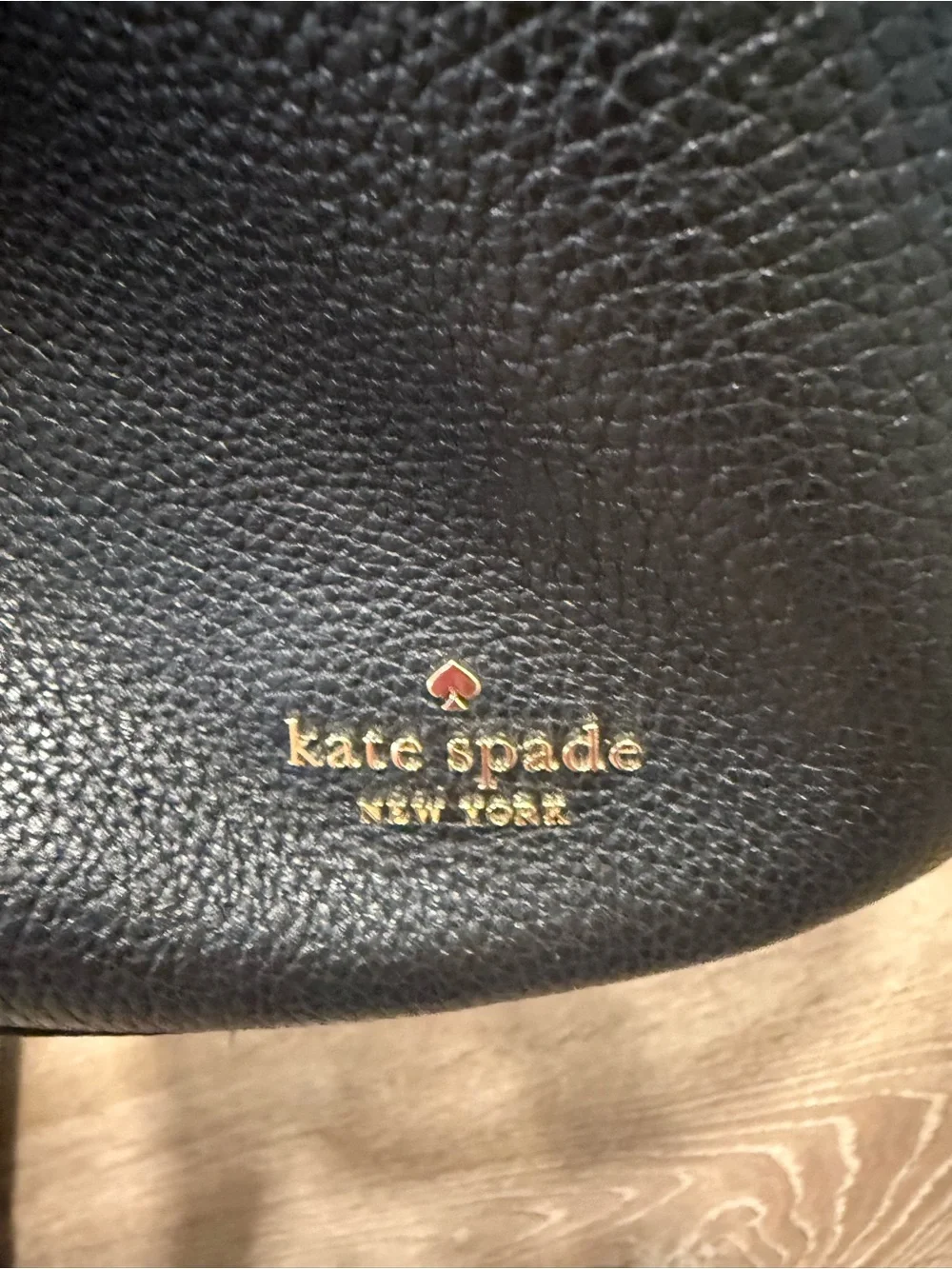 NWT $429 Kate Spade Nova Large Shoulder Bag Black Pebbled Leather